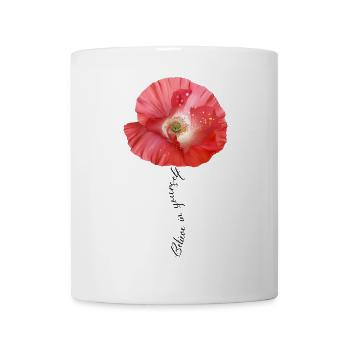 Poppy Believe in yourself - Mug - white - Front