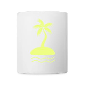 T-shirt de vacances avec Pame à concevoir soi-même - Mug blanc - blanc - Devant