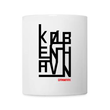 København Danmark Design moderne - Mug blanc - blanc - Devant