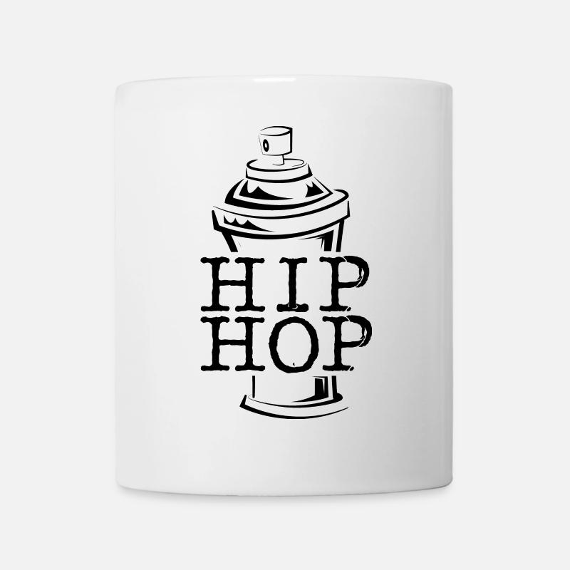Hip Hop Graffiti Spray Can Spray Can Sprayer icône - Mug blanc - blanc