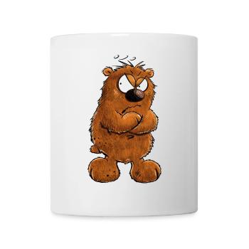 Muffeliger Brauner Bär I nö no Statement - Mug - white - Front