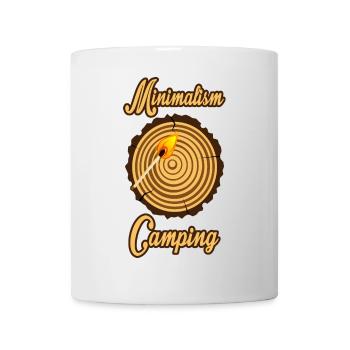 Camping Minimal - Mug - white - Front