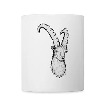 Signe du zodiaque Capricorne - Mug blanc - blanc - Devant