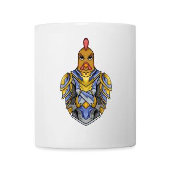Knight Chicken with Armor Crusader - Mug - white - Front