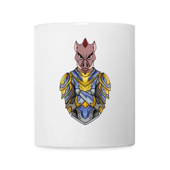 Ritter Wildschein cool Schwein - Tasse - Weiß - Vorne