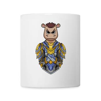 Ritter Pferd cool - Tasse - Weiß - Vorne