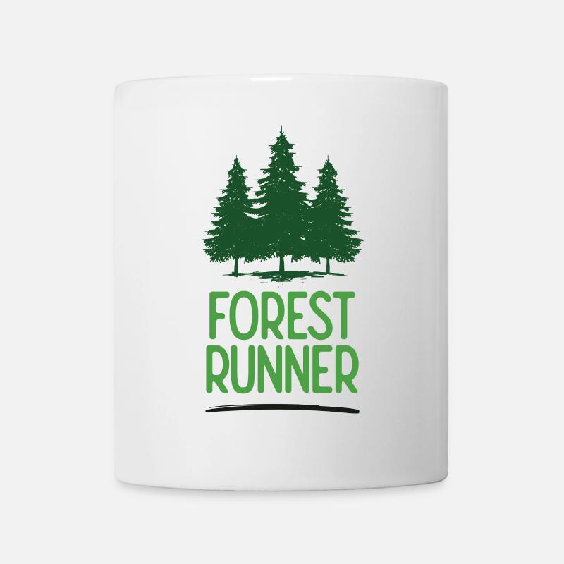 Coureur forestier - Mug blanc - blanc