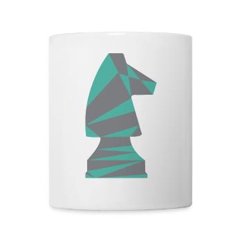 SCHACH SPRINGER /POLYGON - Tasse - Weiß - Vorne
