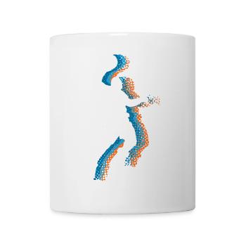 Basketball Basketballer - Tasse - Weiß - Vorne