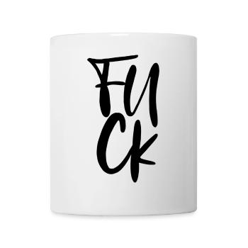 Fuck - Tasse - Weiß - Vorne