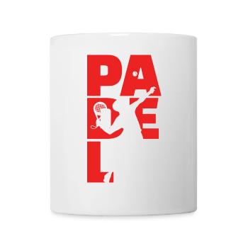 Padel Player Saying Racket Tennis Training Ball - Mug - white - Front