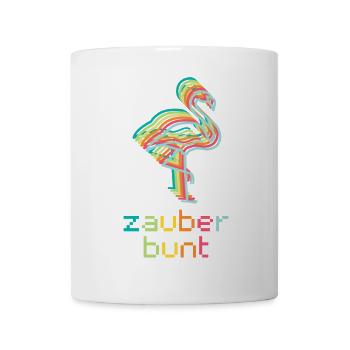 Zauberbunt - Flamingo - Wortschätze - Tasse - Weiß - Vorne
