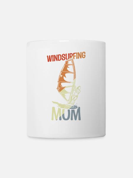 Mama Windsurfer - Tasse - Weiß