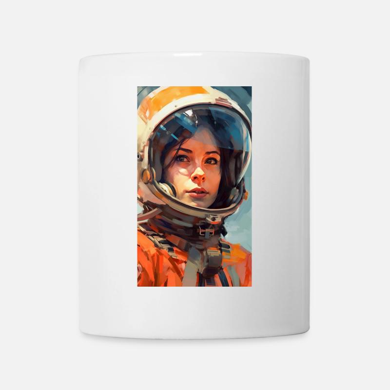 Fille de l’espace - Mug blanc - blanc