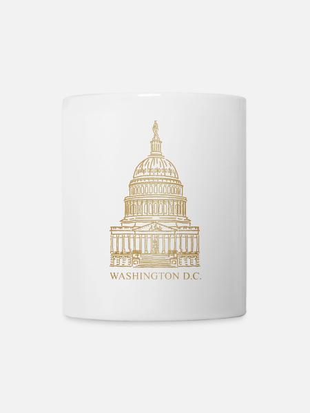 Kapitol, Sitz des Kongress Washington D.C., USA - Tasse - Weiß