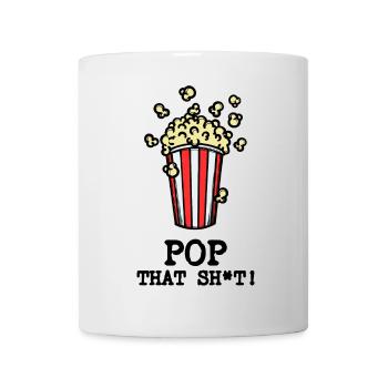 Films, Popcorn, TV Night, Déclaration, Cinéma, Films - Mug blanc - blanc - Devant