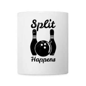 Bowling Wortspiel - Tasse - Weiß - Vorne