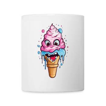 Verspieltes Eistopping-Motiv für Kinder - Tasse - Weiß - Vorne
