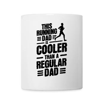 Läufer Vater - Tasse - Weiß - Vorne