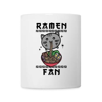 Ramen Japan Japanese Manga Anime Statement Cat - Mug - white - Front