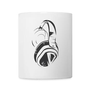 Kopfhörer Style Illustration Symbol icon Musik - Tasse - Weiß - Vorne