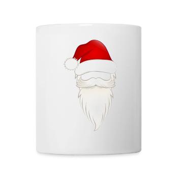 Santa Claus Santa Claus Beard and Hat - Mug - white - Front