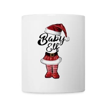 Bébé Elfe – Douce Conception de Noël - Mug blanc - blanc - Devant