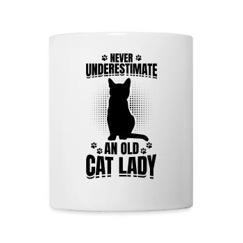 Cat Granny - Mug - white - Front