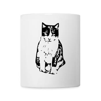 Cat black - Mug - white - Front
