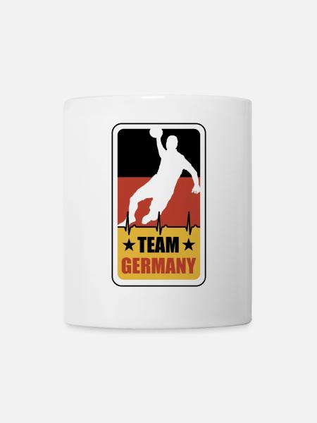 Handball - Team Germany - Herzkurve - Tasse - Weiß