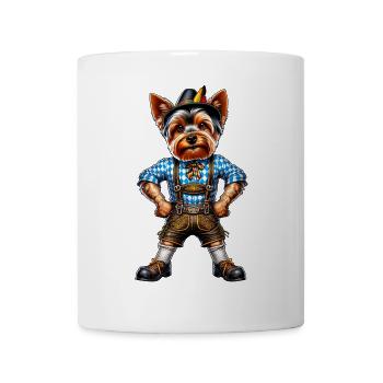 Yorkshire Terrier dog Bayern - Mug - white - Front