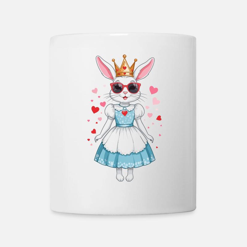 Süße Hasen Prinzessin - Tasse - Weiß