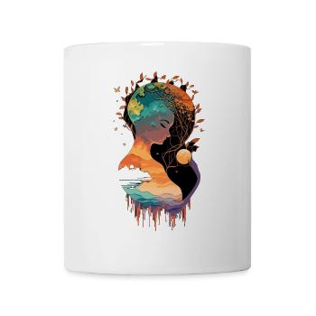 Harmonie naturelle Oeuvre - Mug blanc - blanc - Devant