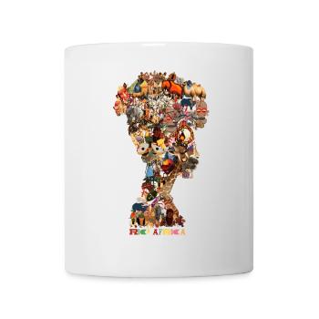 A shape that carries everything from Africa - Mug - white - Front