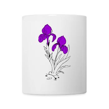 Lilie - Tasse - Weiß - Vorne