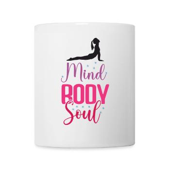 Yoga – Mind Body Soul - Mug - white - Front