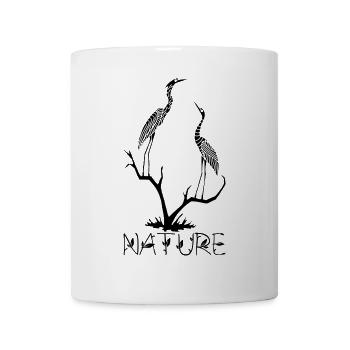 Die schwarzen Vögel - Tasse - Weiß - Vorne