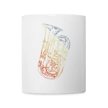 Tuba - Mug - white - Front