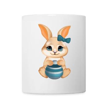 Mignon Lapin – Illustration mignonne - Mug blanc - blanc - Devant