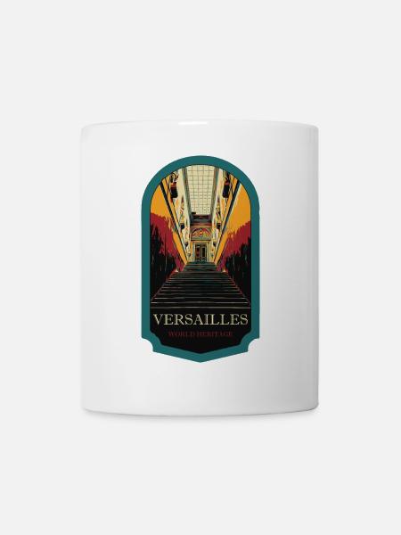 Königliche Treppe, Illustration von Versailles - Tasse - Weiß