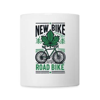 Vélo de gravier Leaf Vélo de route Design - Mug blanc - blanc - Devant