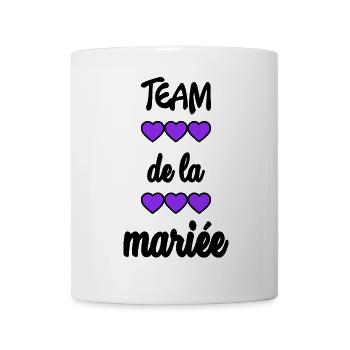 FUTURE MARIEE. EVJF. MARIEE. TEAM. TEAM MARIEE - Mug blanc - blanc - Devant