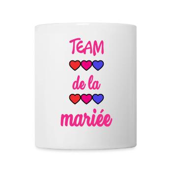 EVJF. MARIEE. TEAM. TEAM MARIEE. FUTURE MARIEE - Mug blanc - blanc - Devant