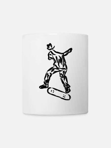 Skater - Tasse - Weiß