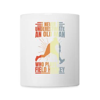 Hockey Großvater - Tasse - Weiß - Vorne