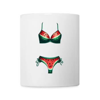 Watermelon Bikini Shirt Watermelon Gift - Mug - white - Front