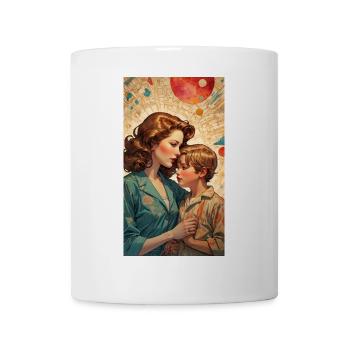 Mother Child - Retro 50s - Illustration - Mug - white - Front