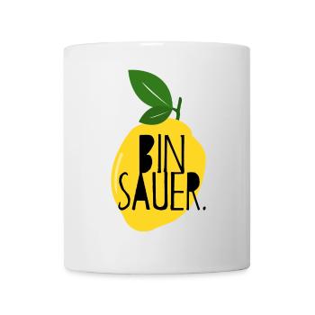 I'm Angry - Lemon - Bad Mood - Statement - Mug - white - Front