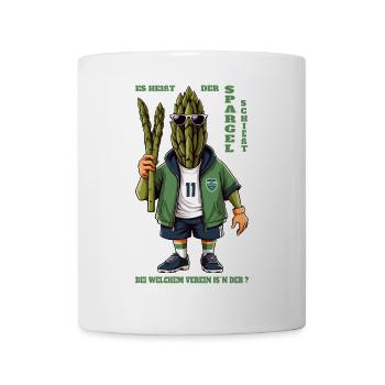 Spargel Verein - Tasse - Weiß - Vorne