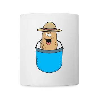 Bags: Potato, Potato, Vegetable, Farmer, Farmer - Mug - white - Front